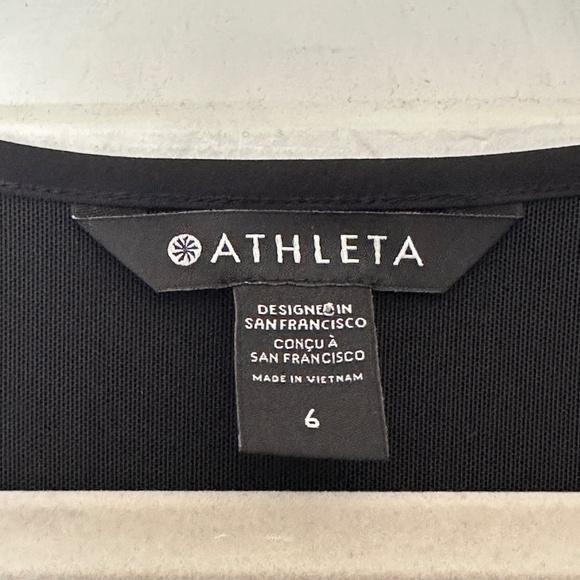 Brand New Athleta Expedition Dress Black Size 6 Shorts Athletic Knee Sleeveless - Picture 3 of 9